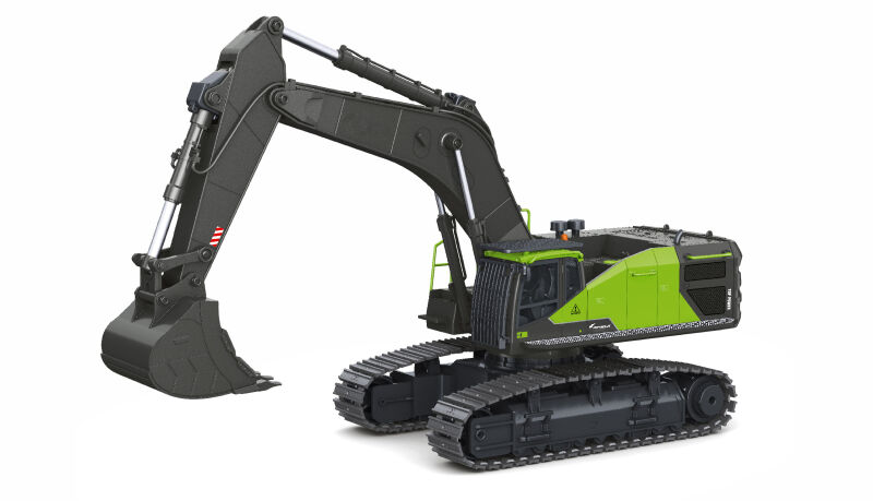 ACV730 V3 Crawler Excavator 1:14 RTR grey/green – 1:14