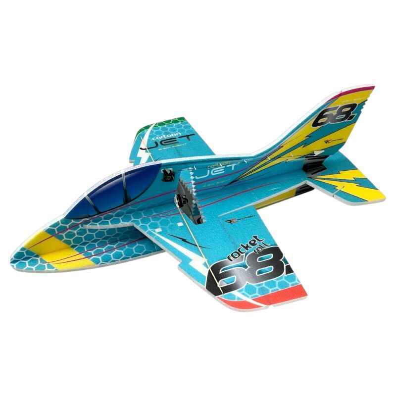 Cartoon fighter Jet rocket roll 68 - 870mm