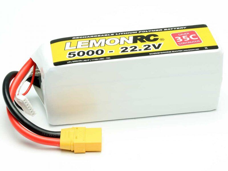 Lemon RC LiPo Akku LEMONRC 5000 - 22.2V (35C) (15739)