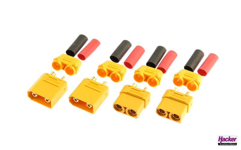 Hacker Motor XT90-Verbinder, Stecker & Buchsen (2Paar) (A85063)