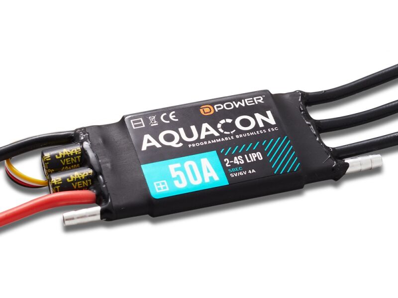 D-Power AQUACON 50A S-BEC Brushless Regler (DPAQC050)