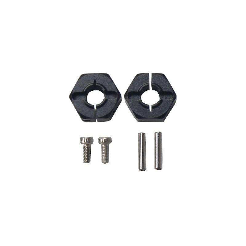 Robitronic - Radmitnehmer schwarz Aluminium (2 Stk.) (XR-FG8064BK)