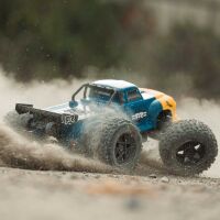Arrma - 1/8 NOTORIOUS 6S 4X4 RTR Brushless Stunt Truck Blue (ARA8611V6T2)