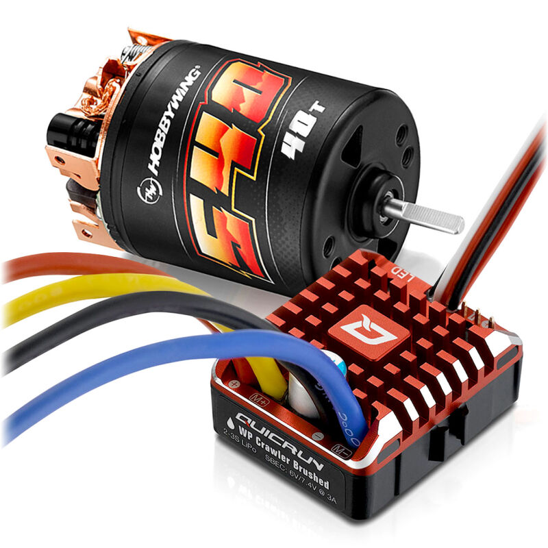 Hobbywing - Quicrun Brushed WP1080 Combo 540 40 Turn (HW38020350)