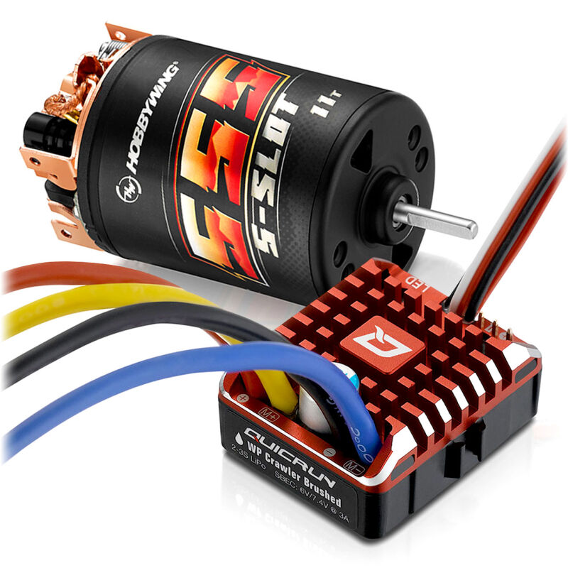 Hobbywing - Quicrun Brushed WP1080 Combo 555 11 Turn (HW38020351)
