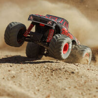 Arrma - 1/16 QUAKE GROM 4X4 RTR Brushed Monster Truck (Battery & Charger Included) Red (ARA2137T1)