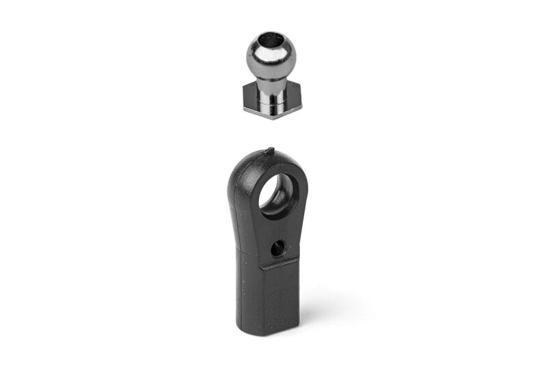 KAVAN - MAXI-Kugelgelenk M3, Kugel mit 6-Kantbasis D=6,0mm, Bohrung 3,0mm, 10 stück (KAV50.1407/10)