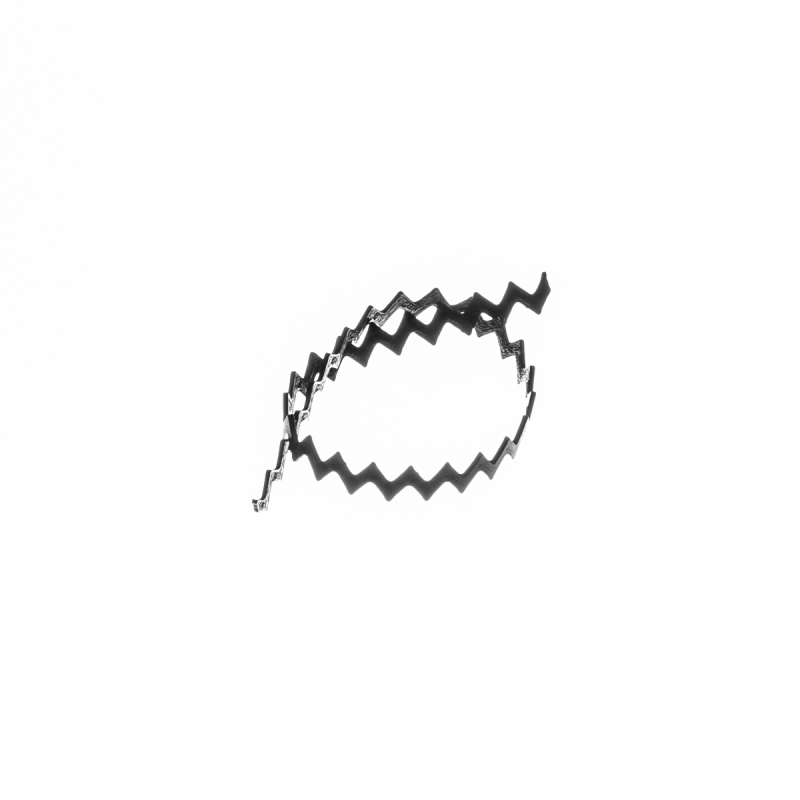 serrated belt turbulator 8,0 x 0,6mm - 20cm