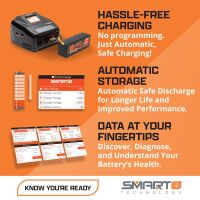 Spektrum - 11.1V 2000mAh 3S 30C Smart G2 LiPo Battery: IC2 (SPMX203S30H2)