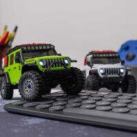 Axial - 1/30 SCX30 Jeep Wrangler JLU 4X4 RTR Brushed Rock...