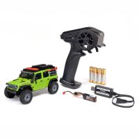 Axial - 1/30 SCX30 Jeep Wrangler JLU 4X4 RTR Brushed Rock Crawler (Battery & Charger Included) White (AXI-2261T2)