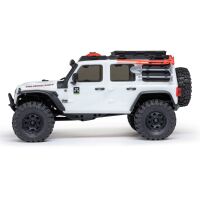 Axial - 1/30 SCX30 Jeep Wrangler JLU 4X4 RTR Brushed Rock Crawler (Battery & Charger Included) White (AXI-2261T2)