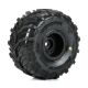 Pro-Line Racing - Dreadnaught Mounted Black Wheel F/R (4) for ARRMA GORGON/QUAKE GROM (PRO1030010)
