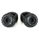 Pro-Line Racing - Dreadnaught Mounted Black Wheel F/R (4) for ARRMA GORGON/QUAKE GROM (PRO1030010)