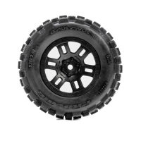 Pro-Line Racing - Badlands Front/Rear Tires MTD 12mm Black Split Six (2): ARRMA MINI KRATON (PRO1030110)