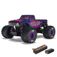Arrma - 1/16 QUAKE GROM 4X4 RTR Brushed Monster Truck (Battery & Charger Included) Purple (ARA2137T3)