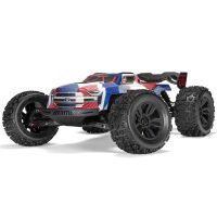 Arrma - 1/8 KRATON 4X4 6S BLX BRUSHLESS V6 SPEED TRUCK RTR (Blue/Red) (ARA8608V6T4)