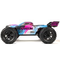 Arrma - 1/8 KRATON 4X4 6S BLX BRUSHLESS V6 SPEED TRUCK RTR (Blue/Red) (ARA8608V6T4)