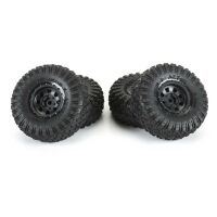 Pro-Line Racing - 1/30 Aztek Front/Rear Mounted Black Clobber (4) for Axial SCX30 (PRO1031910)