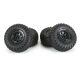 Pro-Line Racing - 1/30 Aztek Front/Rear Mounted Black Clobber (4) for Axial SCX30 (PRO1031910)