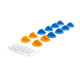 Pro-Line Racing - Gate Marker Set Blue Orange (12): Axial SCX30 (PRO647600)