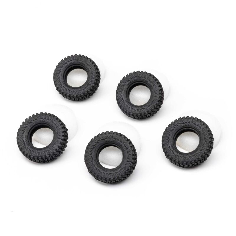 Axial - Tires & Foam (5) M/T Baja Boss: SCX30 (AXI-3302)