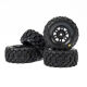 Pro-Line Racing - 1/16 Badlands MX Front/Rear Tires MTD 12mm Black Split Six (4): MOJAVE GROM (PRO1034010)