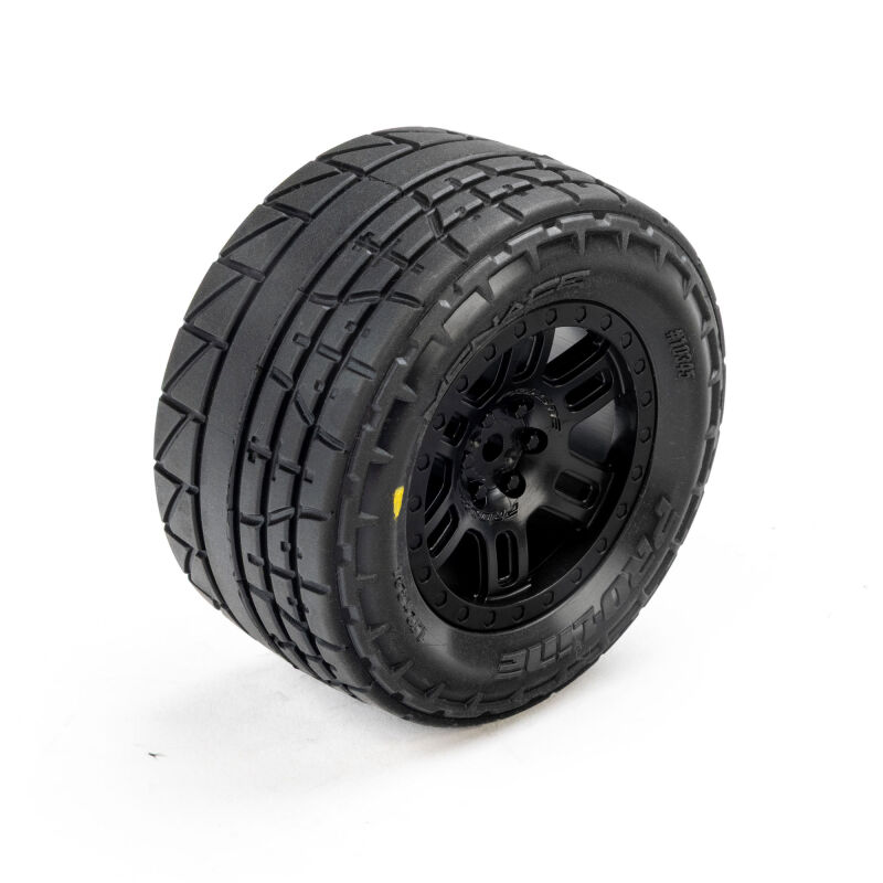 Pro-Line Racing - Menace Front/Rear Street Tires Mounted 12mm Black Split Six (2): ARRMA MINI KRATON (PRO1034510)
