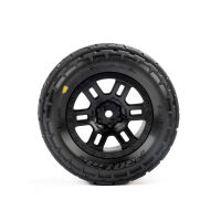 Pro-Line Racing - Menace Front/Rear Street Tires Mounted 12mm Black Split Six (2): ARRMA MINI KRATON (PRO1034510)