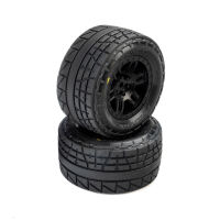 Pro-Line Racing - Menace Front/Rear Street Tires Mounted 12mm Black Split Six (2): ARRMA MINI KRATON (PRO1034510)
