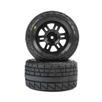 Pro-Line Racing - Menace Front/Rear Street Tires Mounted 12mm Black Split Six (2): ARRMA MINI KRATON (PRO1034510)
