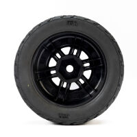 Pro-Line Racing - 1/16 Vector Front/Rear Tires MTD 12mm Black Split Six (4): MOJAVE GROM (PRO1034310)
