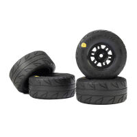 Pro-Line Racing - 1/16 Vector Front/Rear Tires MTD 12mm Black Split Six (4): MOJAVE GROM (PRO1034310)