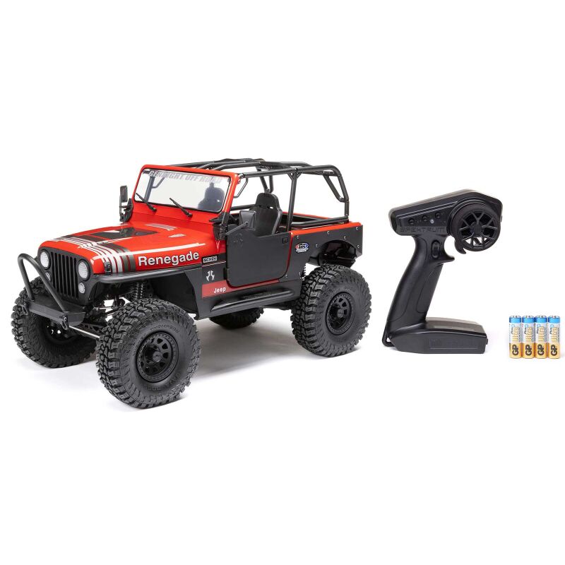 SCX10 III Jeep CJ-7 4X4 RTR Brushed Rock Crawler rot - 1:10