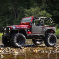 SCX10 III Jeep CJ-7 4X4 RTR Brushed Rock Crawler rot - 1:10