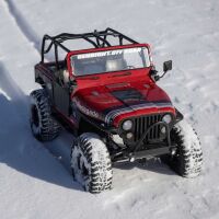 SCX10 III Jeep CJ-7 4X4 RTR Brushed Rock Crawler rot - 1:10