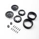 Axial - 1.9 Raceline Daytona Beadlock Wheels Black (2) (AXI-3872)