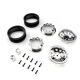 Axial - 1.9 Raceline Daytona Beadlock Wheels Chrome (2) (AXI-3878)