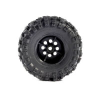 Pro-Line Racing - 1/30 Baja Pro X Front/Rear Mounted Chrome Beast Tires (4): Axial SCX30 (PRO1025110)