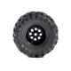 Pro-Line Racing - 1/30 Baja Pro X Front/Rear Mounted Chrome Beast Tires (4): Axial SCX30 (PRO1025110)
