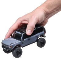 Axial - 1/30 SCX30 Ford Bronco 4X4 RTR Brushed Rock Crawler (Battery & Charger Included) Blue (AXI-2048T1)