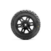 Pro-Line Racing - Jaeger Front/Rear MT Tires MTD 12mm Black Split Six (2): ARRMA MINI KRATON (PRO1034610)