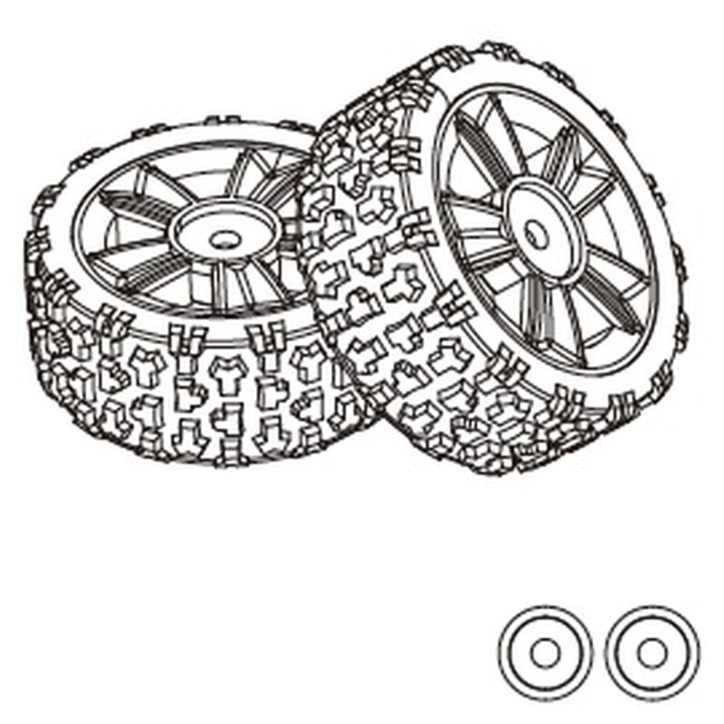 MJX - Reifen TPR (2 Stück) (MX-1415B1)