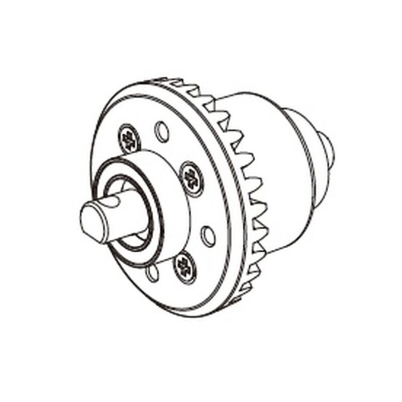 MJX - Getriebe hinten komplett (MX-16420G2)