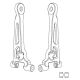 MJX - Querlenker hinten oben (MX-14240B)