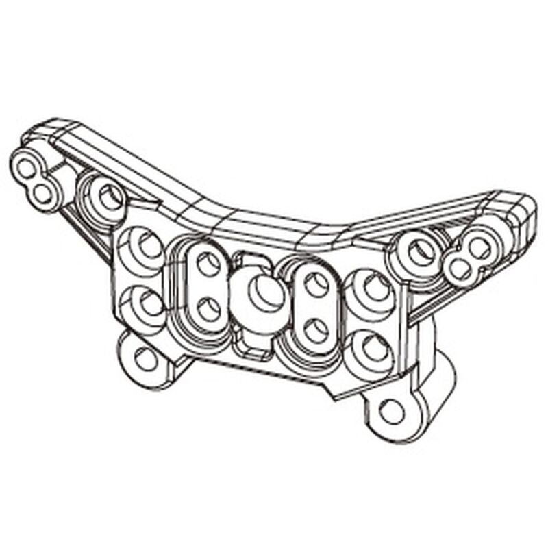 MJX - Dämpferbrücke hinten (MX-14180B)