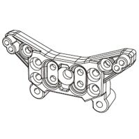 MJX - Dämpferbrücke hinten (MX-14180B)