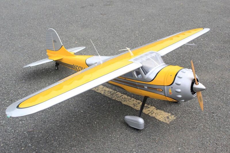 Seagull - Cessna 195 2,28 m Gelb/Silber (SEA409)