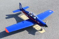 Seagull - Pilatus PC9 Blau/Rot 1,54 m (SEA401B)