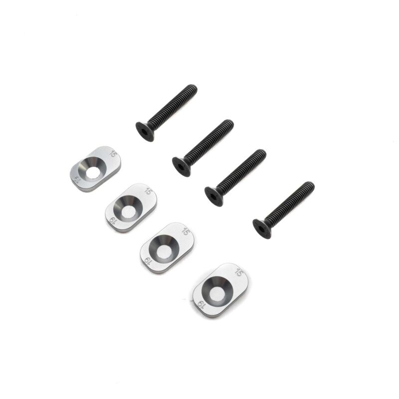 Losi - Motor Mount Insert 15 & 19 for 67T Spur: 5IVE-TE (LOS-3665)
